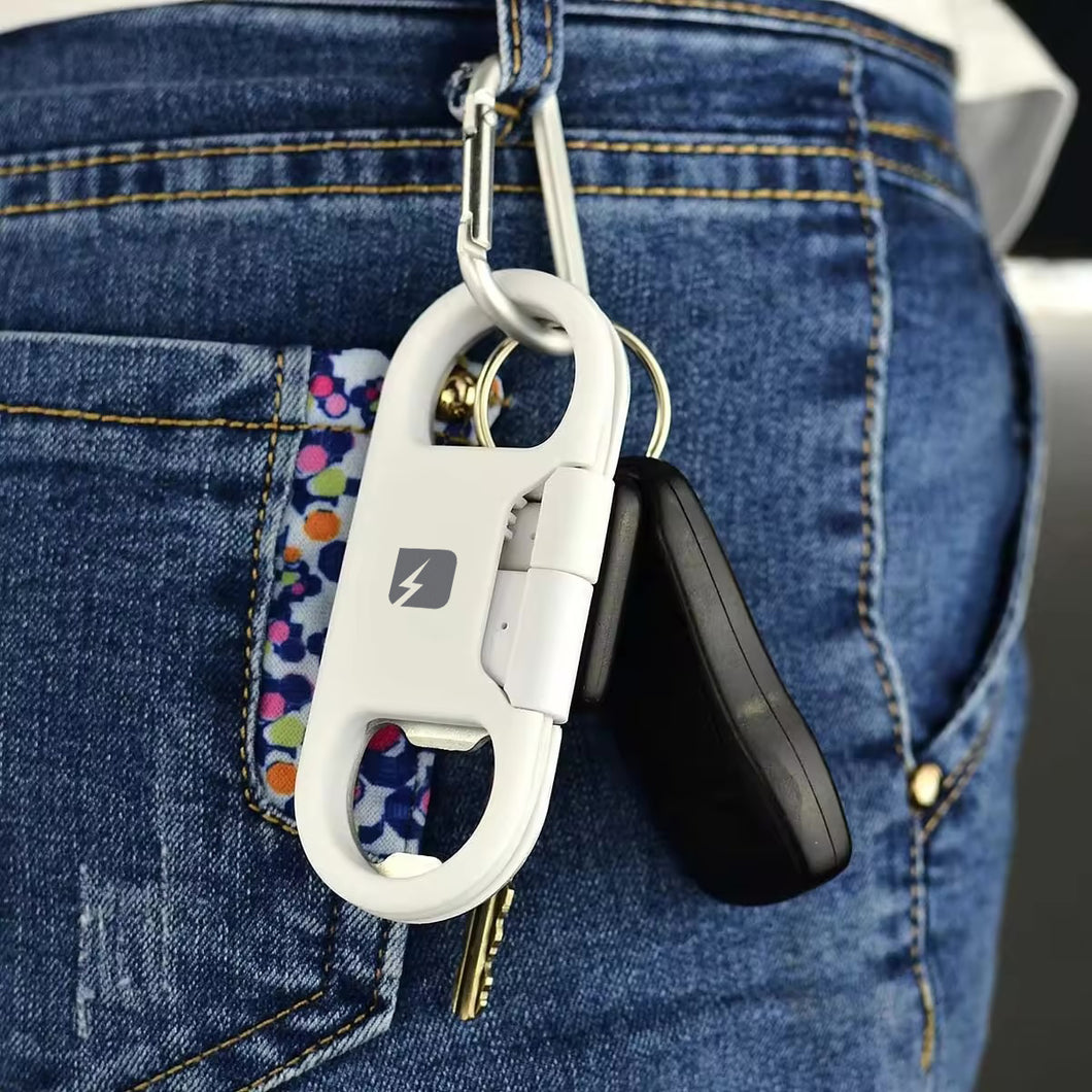 Multifunction Keychain Charging Cable